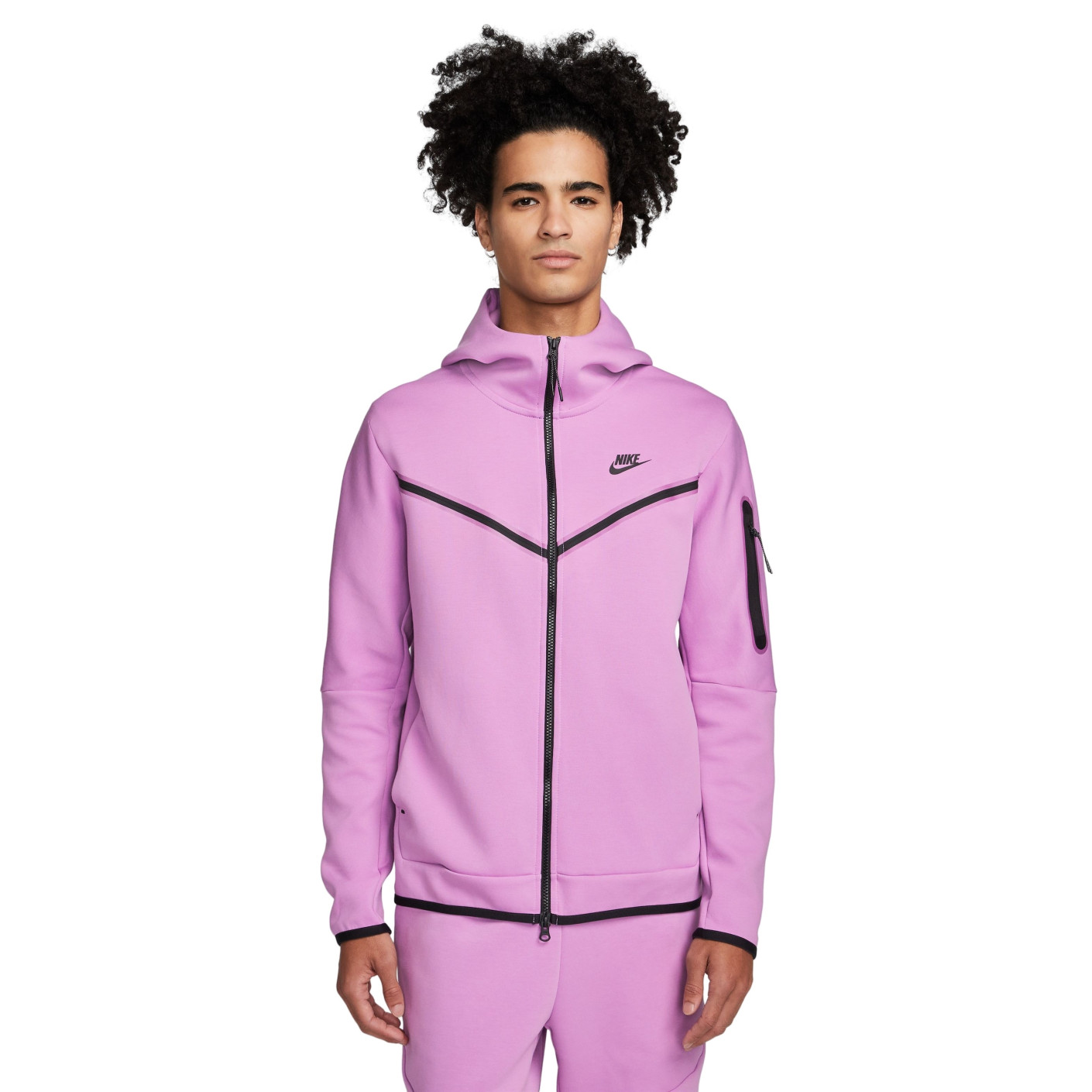 Nike Tech Fleece Vest Pink Black