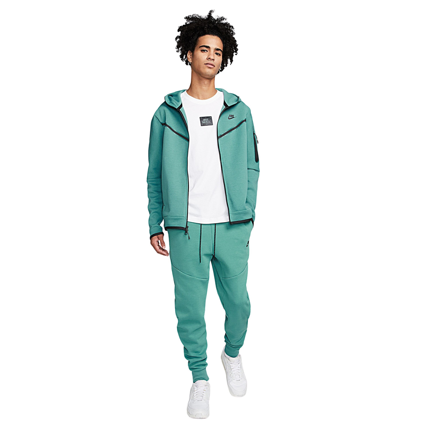 Nike Tech Fleece Trainingspak Mineraal Groen Zwart Groen