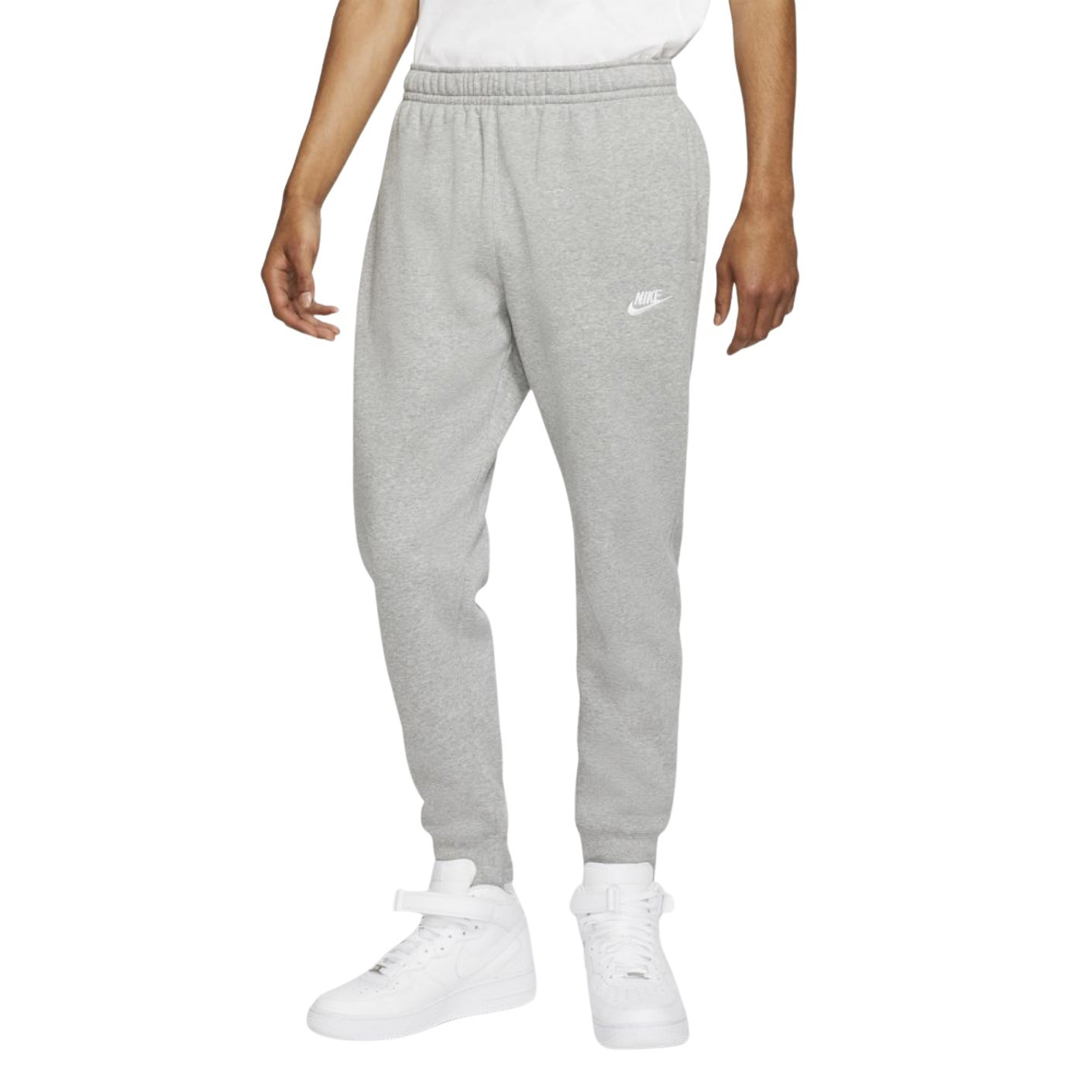 Nike Sportswear Club Sweatpants Fleece Grey White