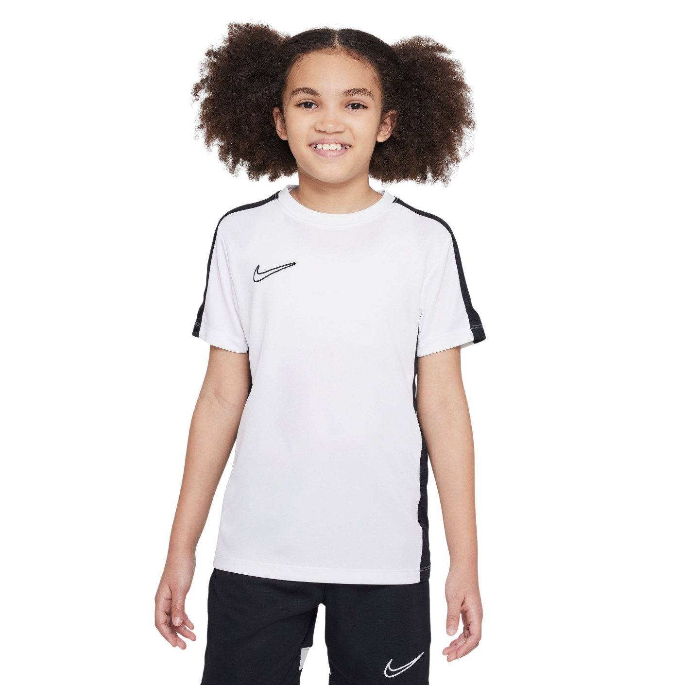 Nike Dri-Fit Academy 23 Trainingsshirt Kids Wit Zwart