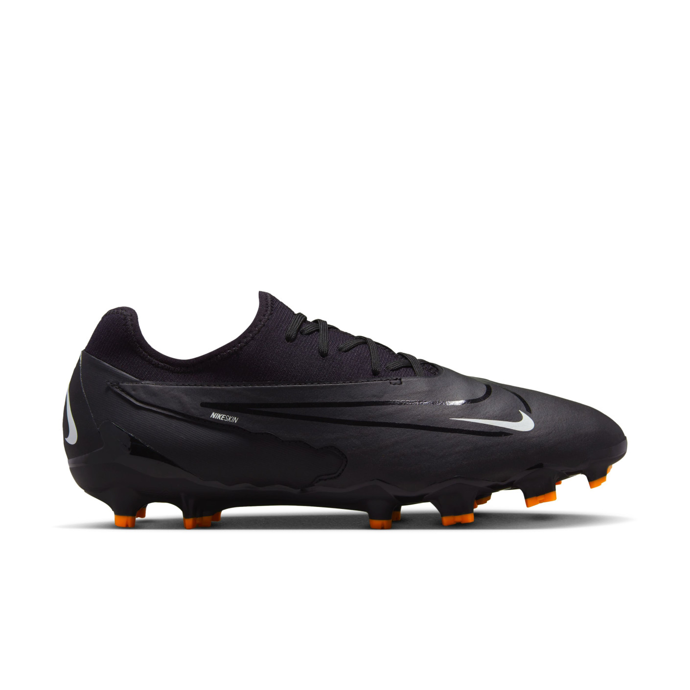 Nike Phantom GX Pro Gras Voetbalschoenen (FG) Zwart Wit Donkergrijs