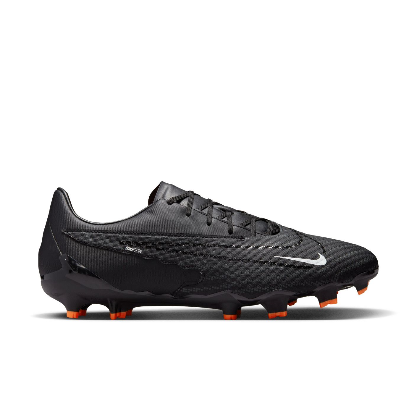 Nike Phantom GX Academy Grass/ Artificial Grass Football Shoes (MG) Black White Dark Grey