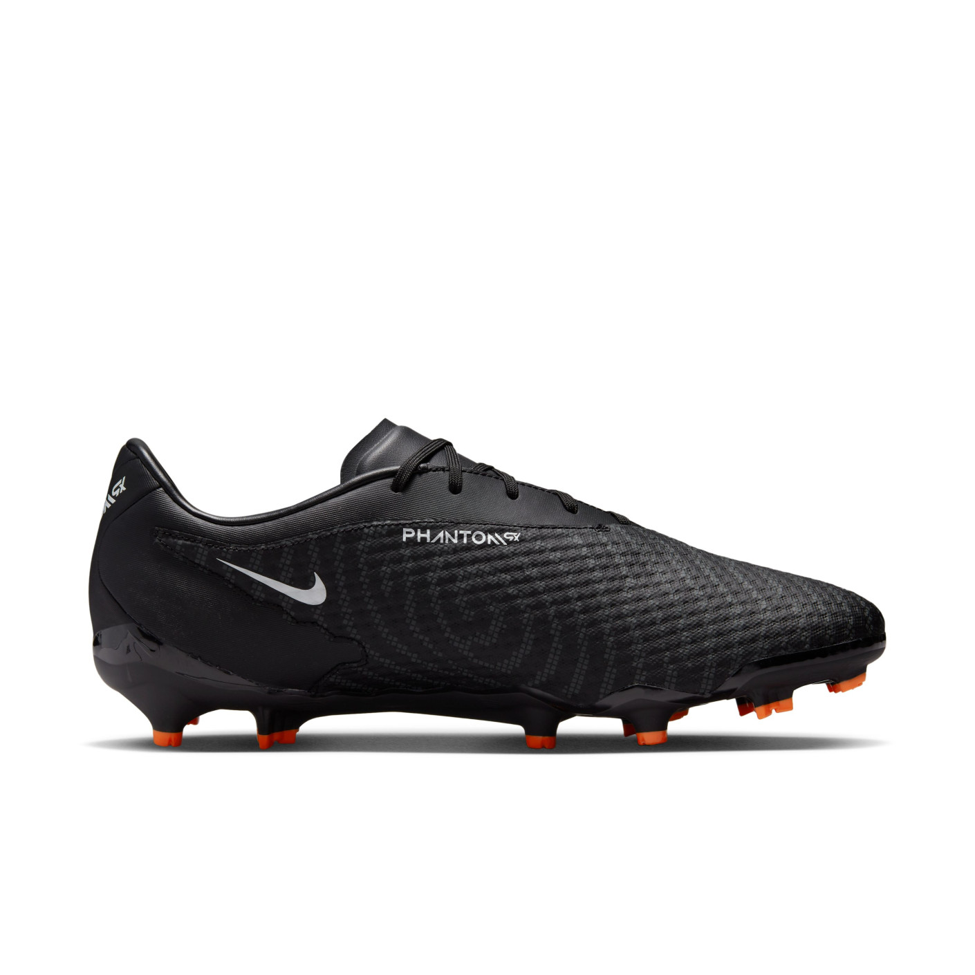 Nike Phantom GX Academy Gras Kunstgras Voetbalschoenen MG Zwart Wit Donkergrijs KNVBshop
