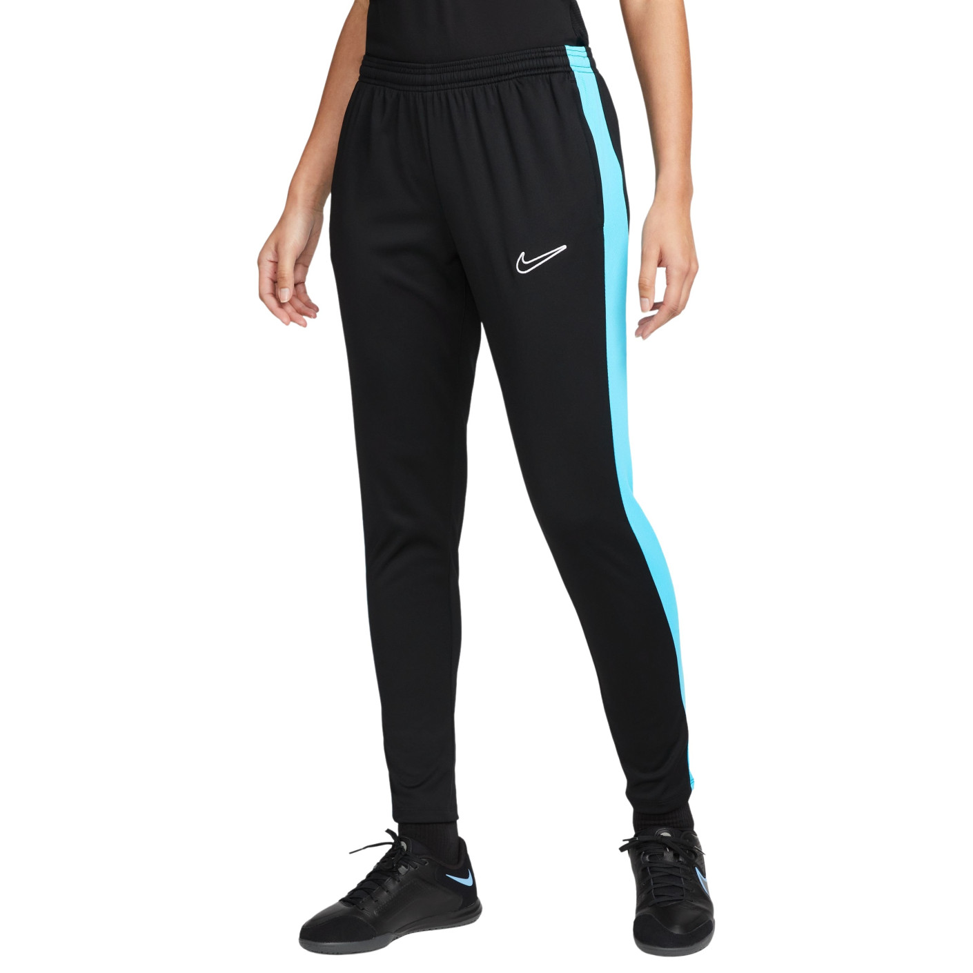 Nike Academy 23 Dri-Fit Women's Training Pants Black Light Blue White 