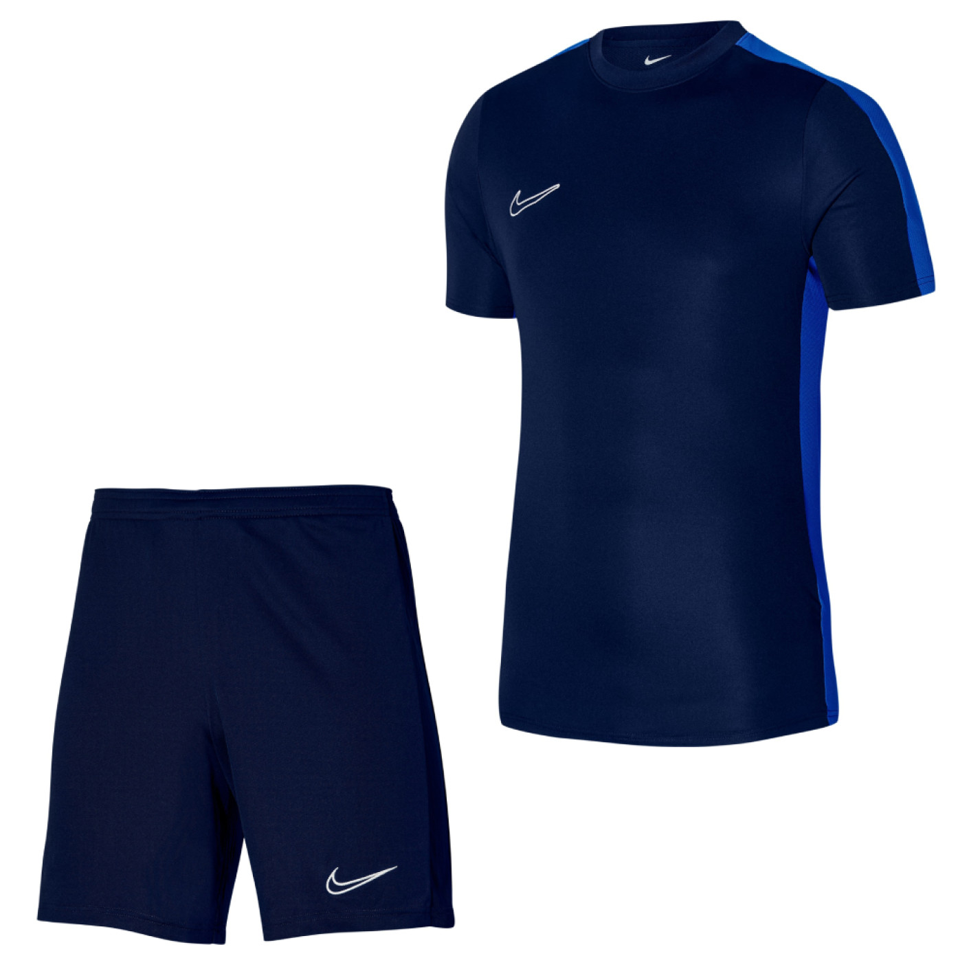 Nike Dri-Fit Academy 23 Trainingsset Donkerblauw Blauw Wit