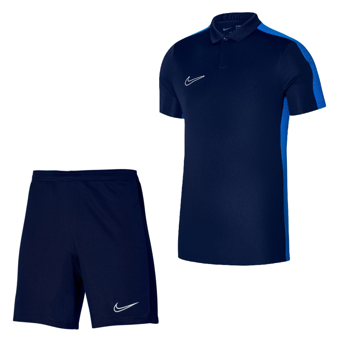 Nike Dri-Fit Academy 23 Polo Trainingsset Donkerblauw Blauw Wit