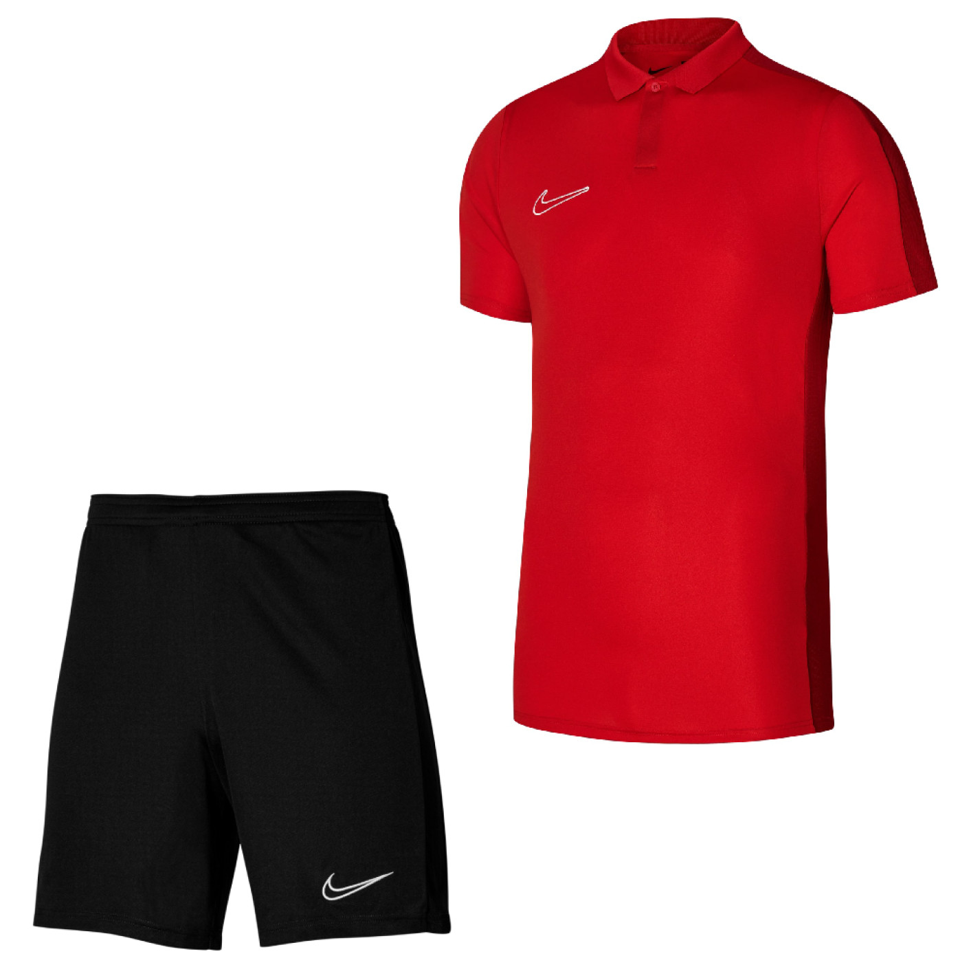 Nike Dri-Fit Academy 23 Polo Trainingsset Rood Wit