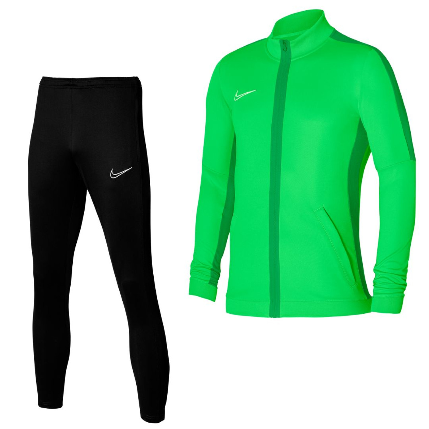 Nike Dri Fit Academy 23 Full Zip Tracksuit Green White