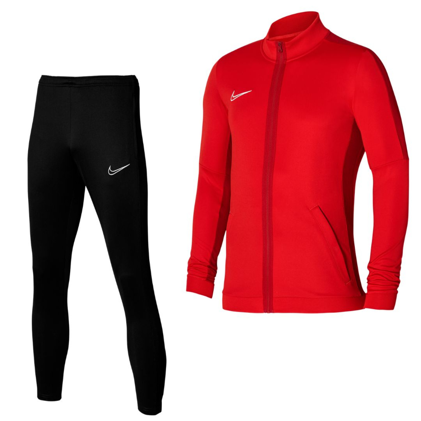 Nike Dri Fit Academy 23 Full Zip Tracksuit Kids Red White
