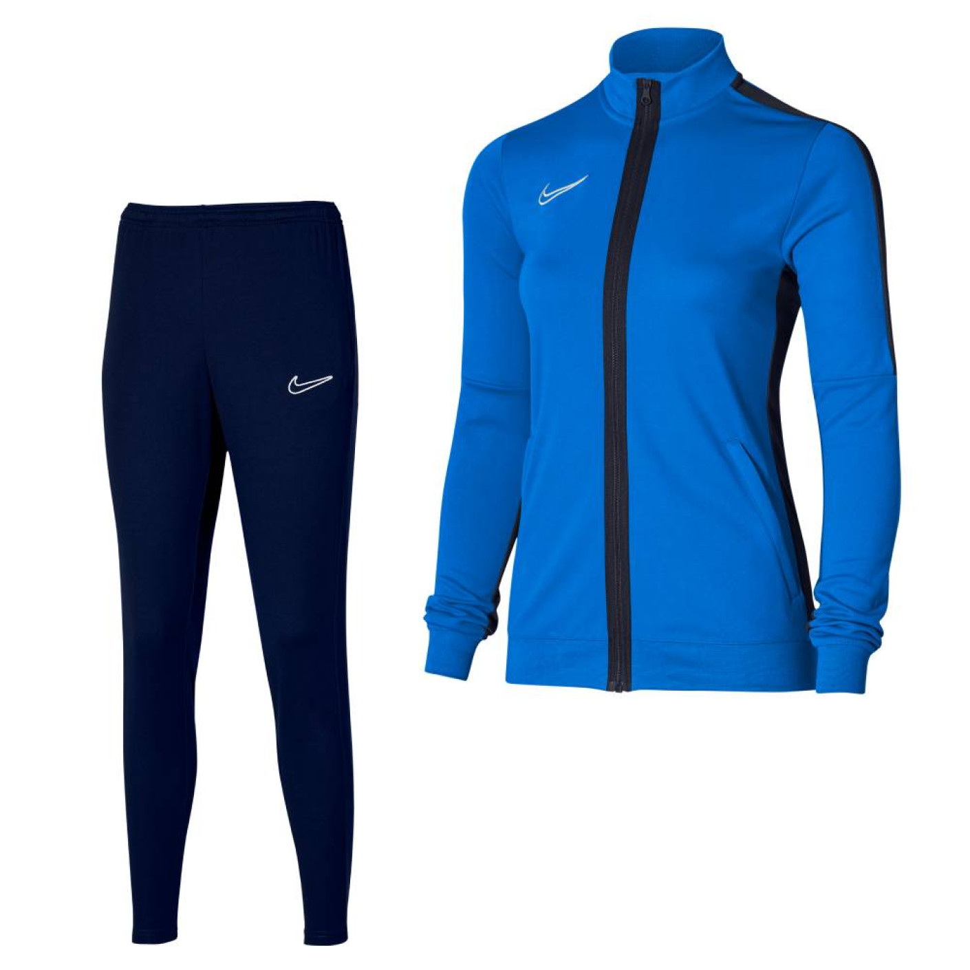 Blauw trainingspak dames top