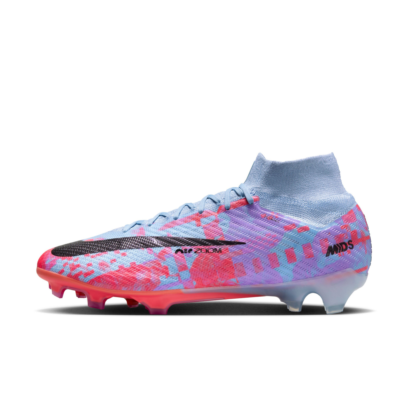 Nike Zoom Mercurial Superfly 9 MDS Elite Grass Football Shoes FG Blue Purple Pink KNVBshop