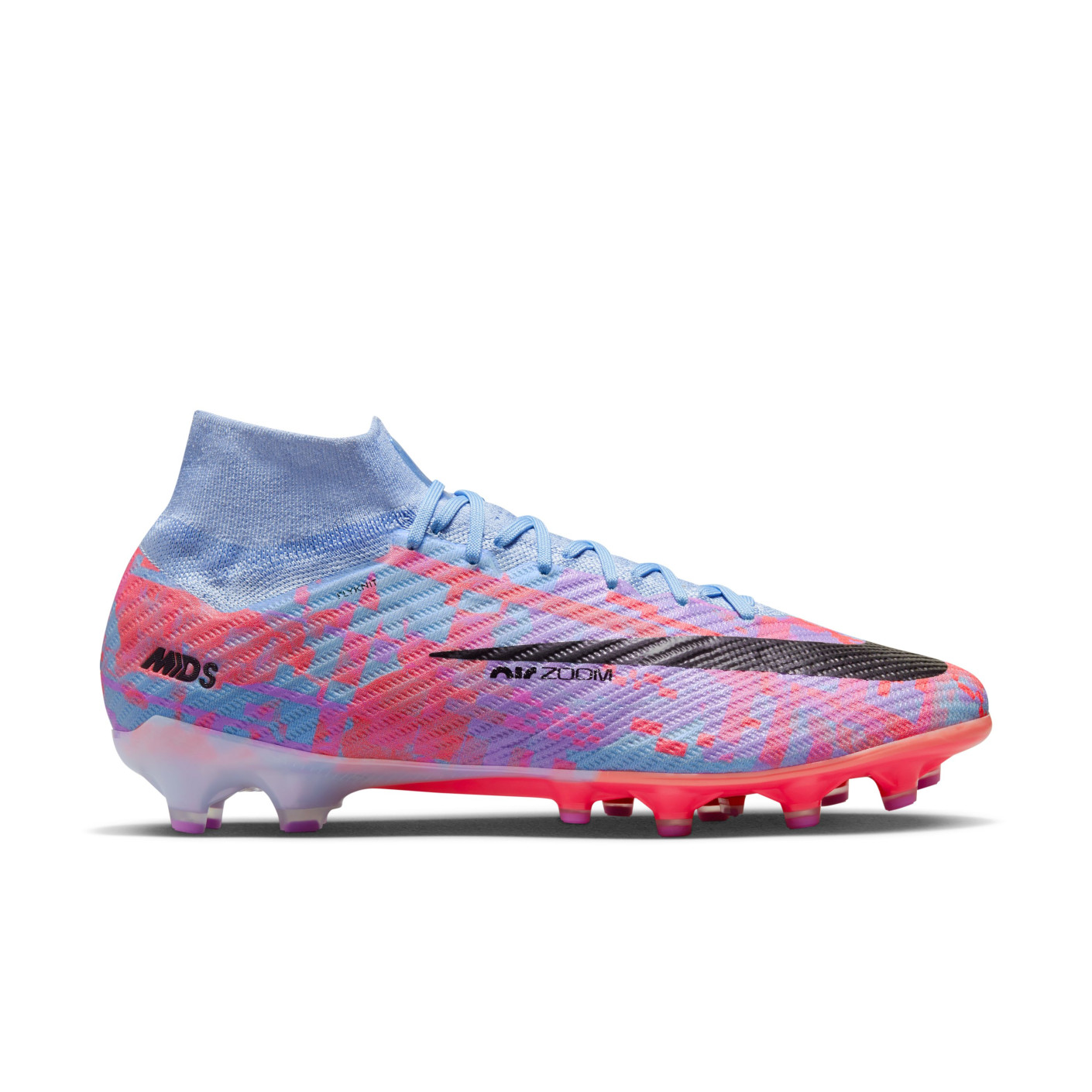 Nike Zoom Mercurial Superfly 9 MDS Elite Artificial Grass Football Shoes (AG) Blue Purple Pink