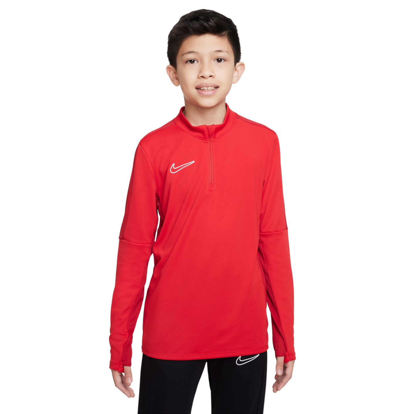 Nike Dri-FIT Academy 23 1/4-Zip Trainingstrui Kids Rood Wit