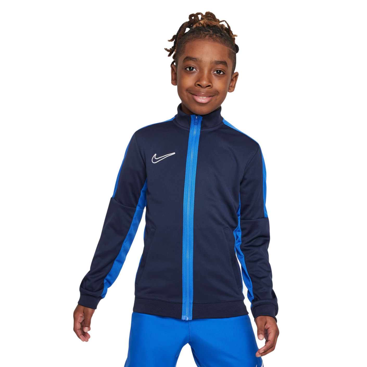 Academy Dri-Fit Nike 23 Blue Jacket White Training Dark Kids