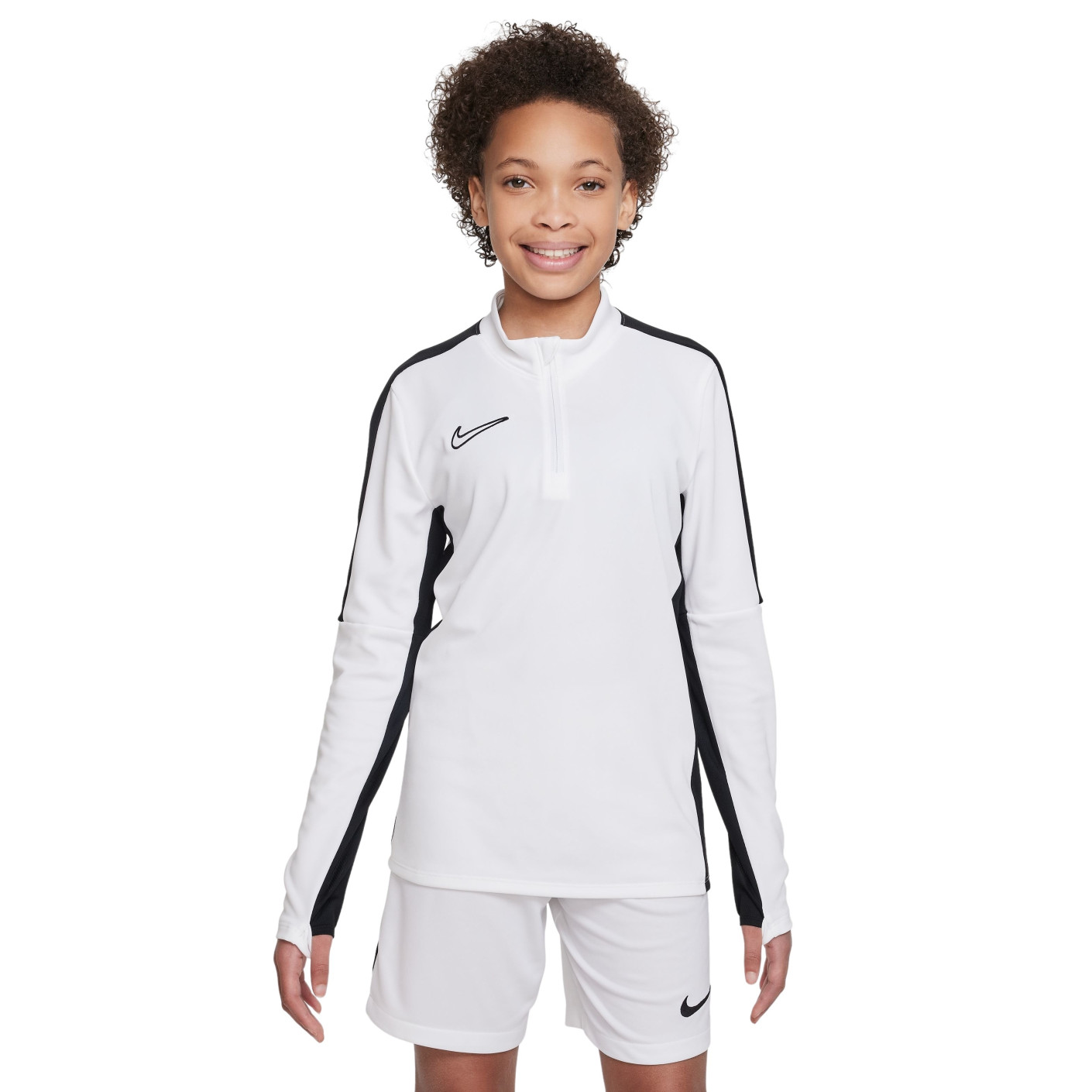 Nike Dri-Fit Academy 23 Trainingstrui Kids Wit Zwart