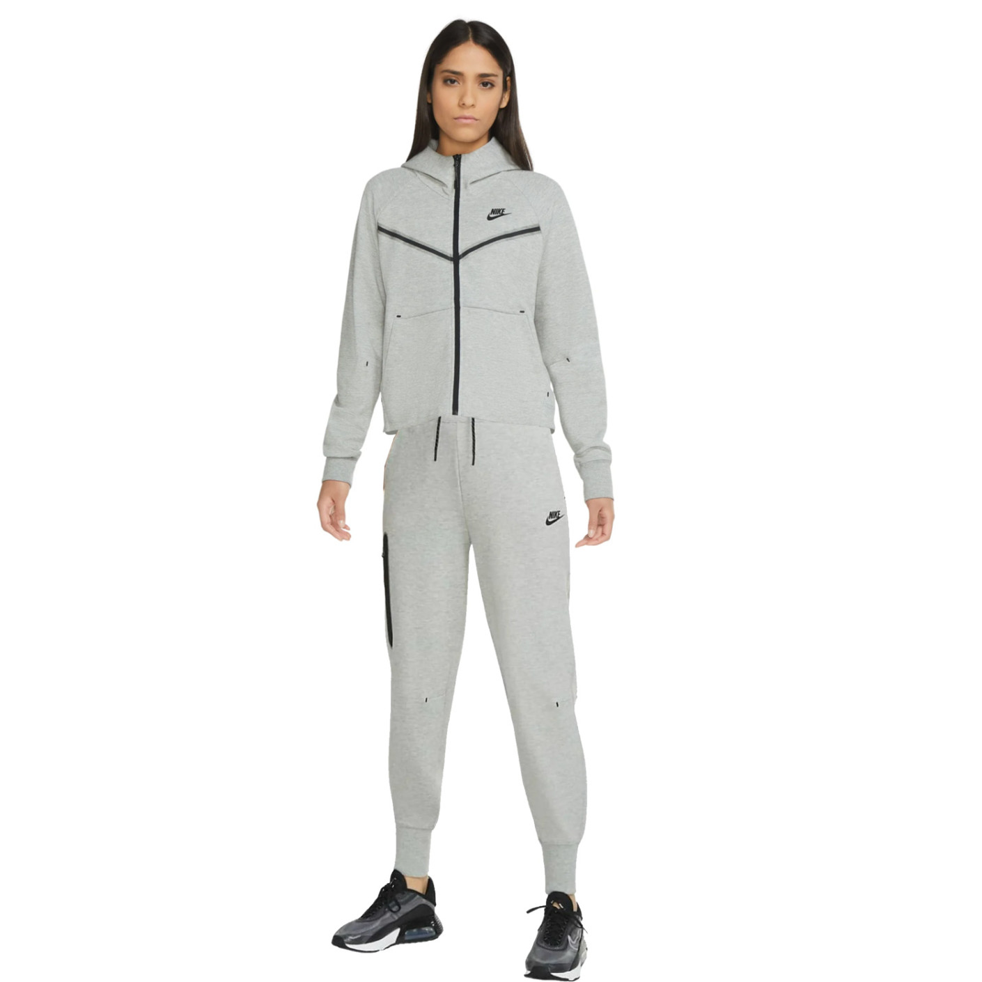 Nike Tech Fleece Tracksuit Essential Women Grey