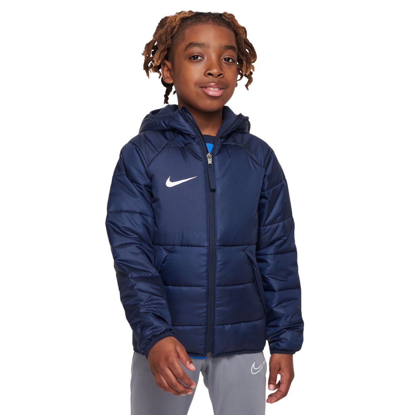 Academy Pro Therma-Fit Kids Autumn Jacket Dark Blue White