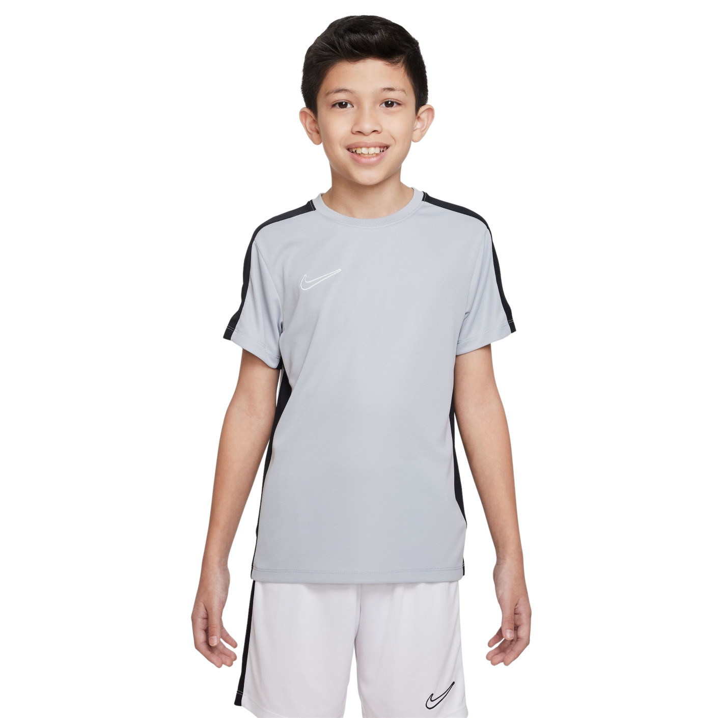 Nike Dri-Fit Academy 23 Trainingsshirt Kids Grijs Zwart Wit