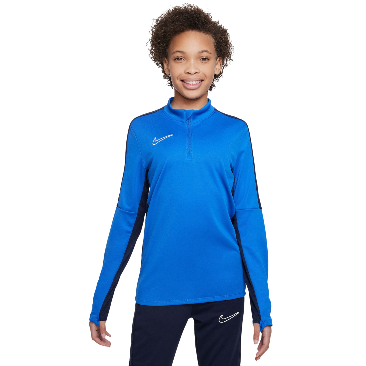 Nike Dri-Fit Academy 23 Trainingstrui Kids Blauw Donkerblauw Wit