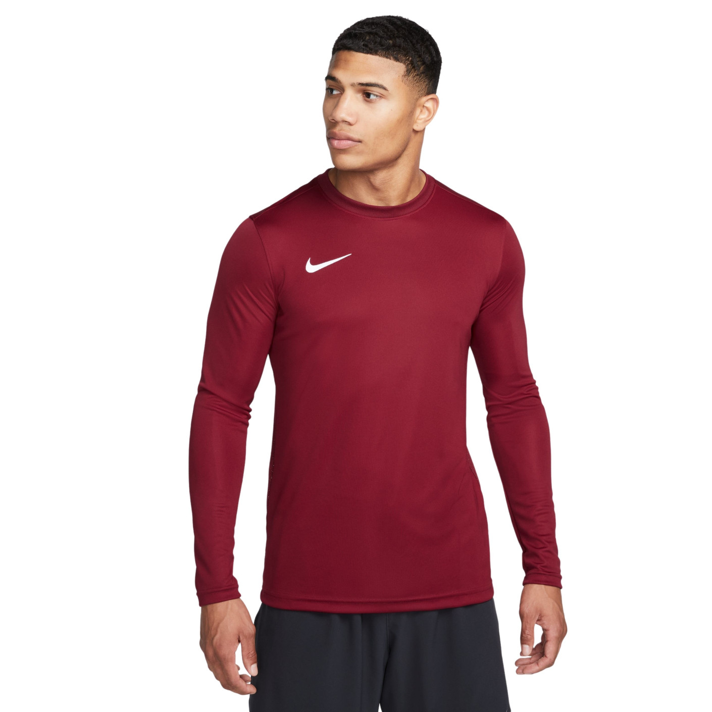 Nike DRY PARK VII Voetbalshirt Lange Mouwen Bordeauxrood