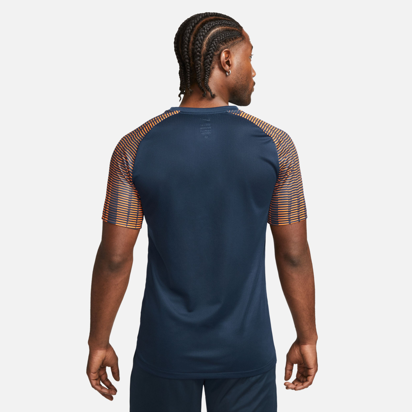 Nike Academy Dri Fit Training Shirt Dark Blue Orange KNVBshop
