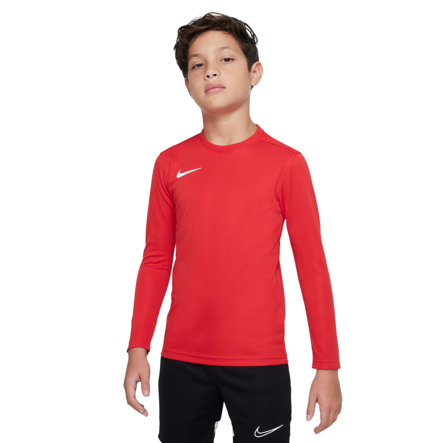 Nike Dry Park VII Long Sleeve Football Shirt Kids Red