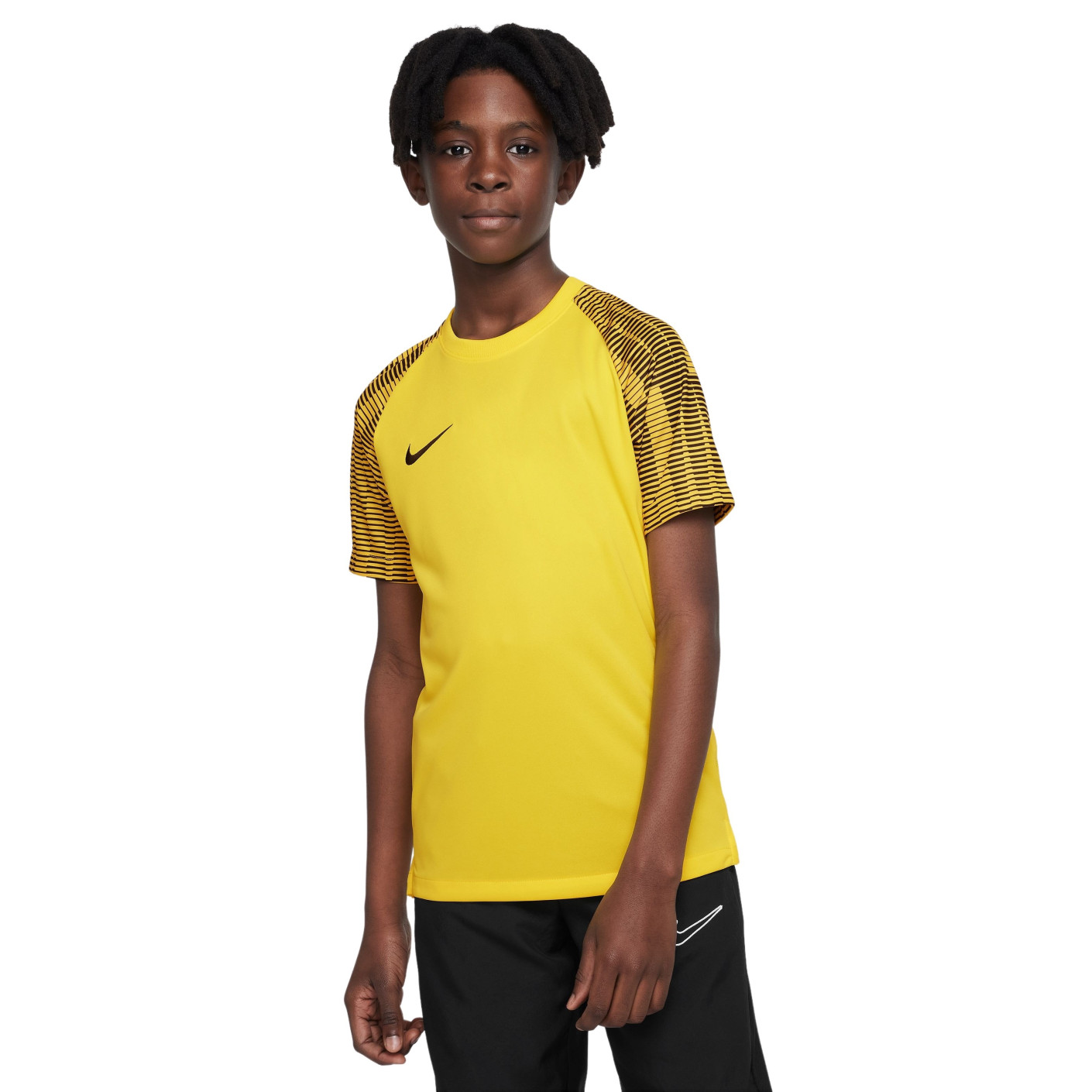 Nike Academy Training Shirt Kids Yellow Black - KNVBshop.nl