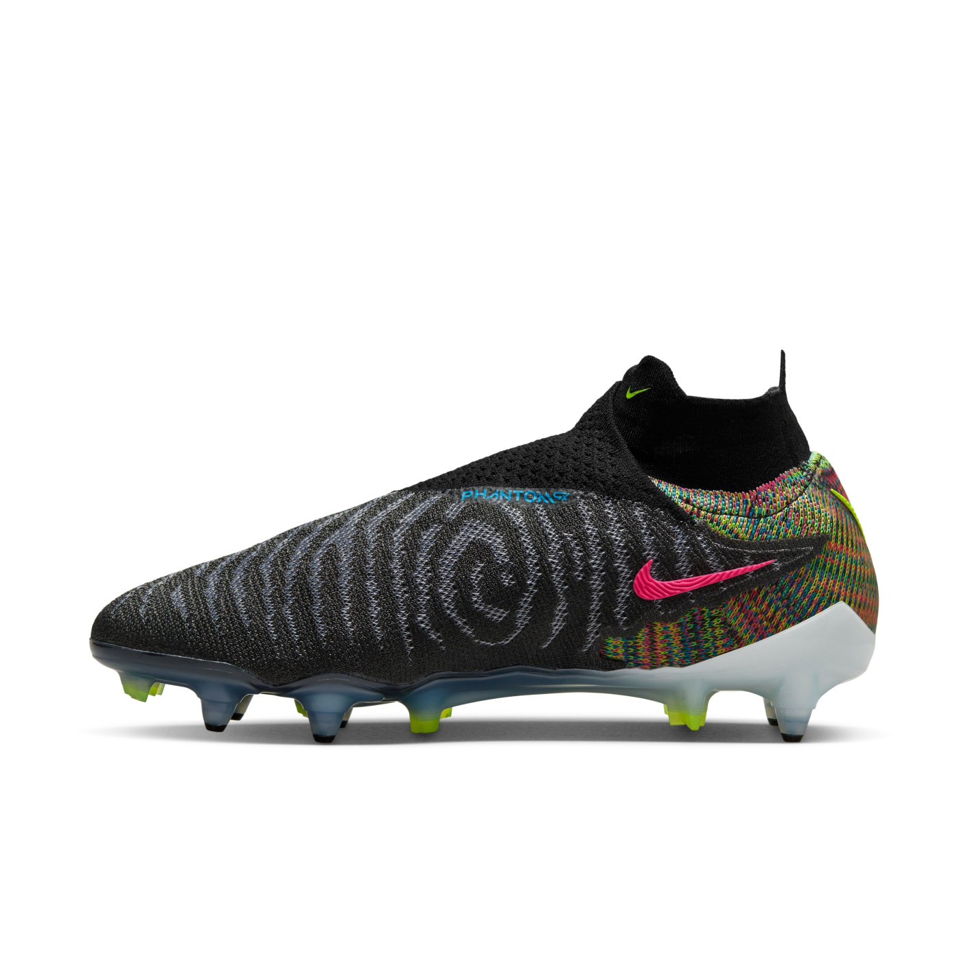 Nike Phantom GX Elite Dynamic Fit Link Iron Stud Football Shoes SG Anti Clog Black Bright Yellow Multicolor KNVBshop