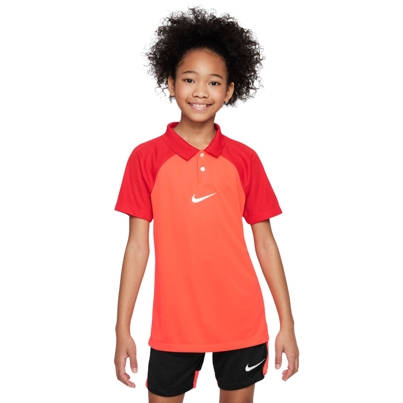 Nike Polo Academy Pro Kids Rood Donkerrood