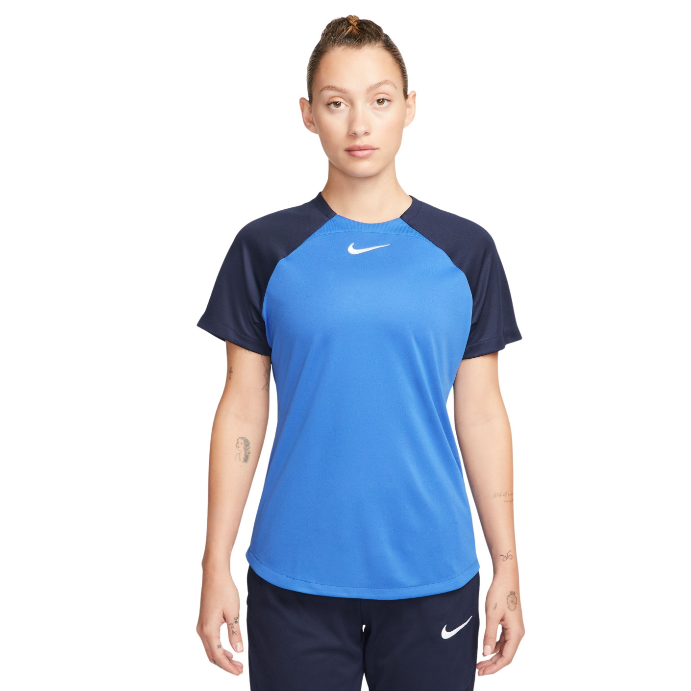 Nike Trainingsshirt Academy Pro Dames Blauw Donkerblauw