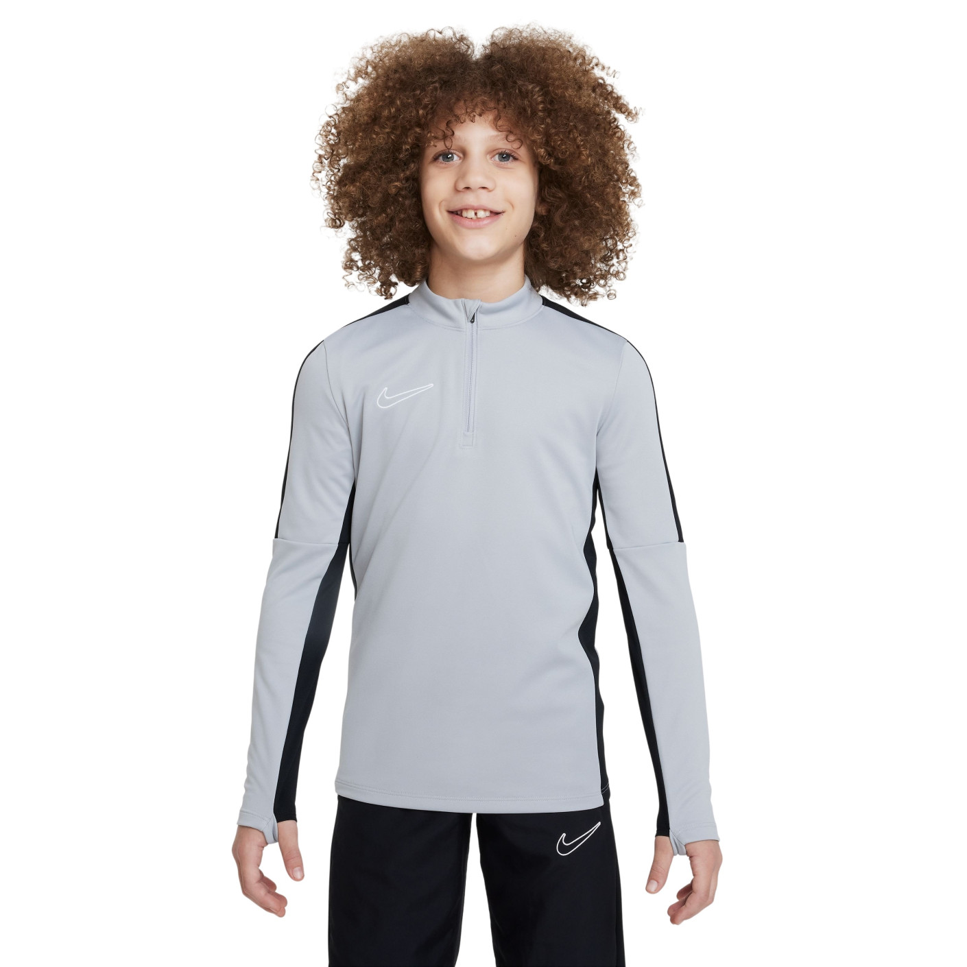 Nike Dri-Fit Academy 23 Trainingstrui Kids Grijs Zwart Wit