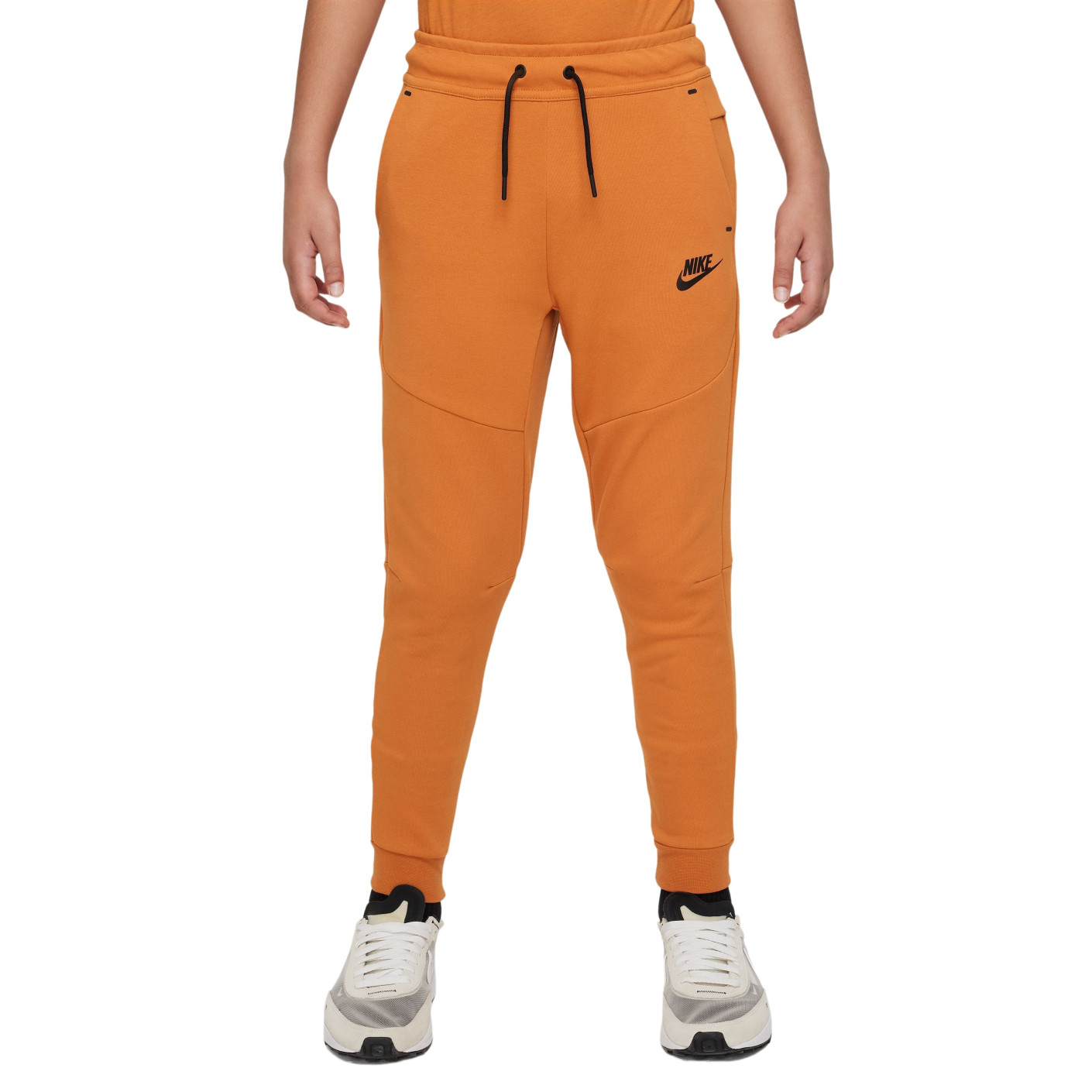 Nike Tech Fleece Jogger Kids Orange Black 