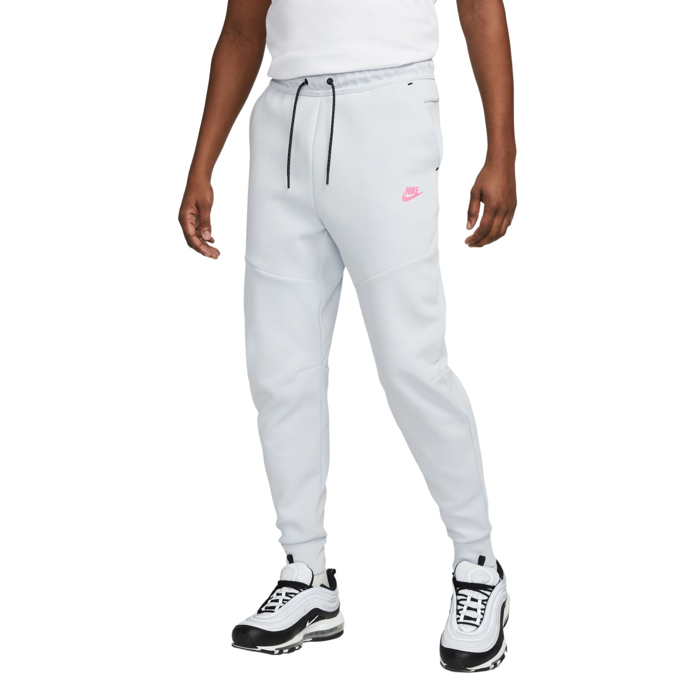 Nike Tech Fleece Jogger White Pink Black