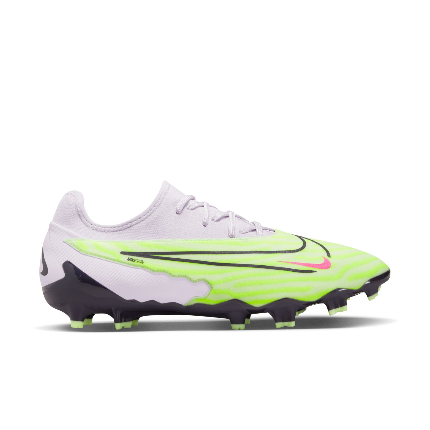 Nike Phantom GX Pro Gras Football Shoes (FG) White Bright Yellow Black