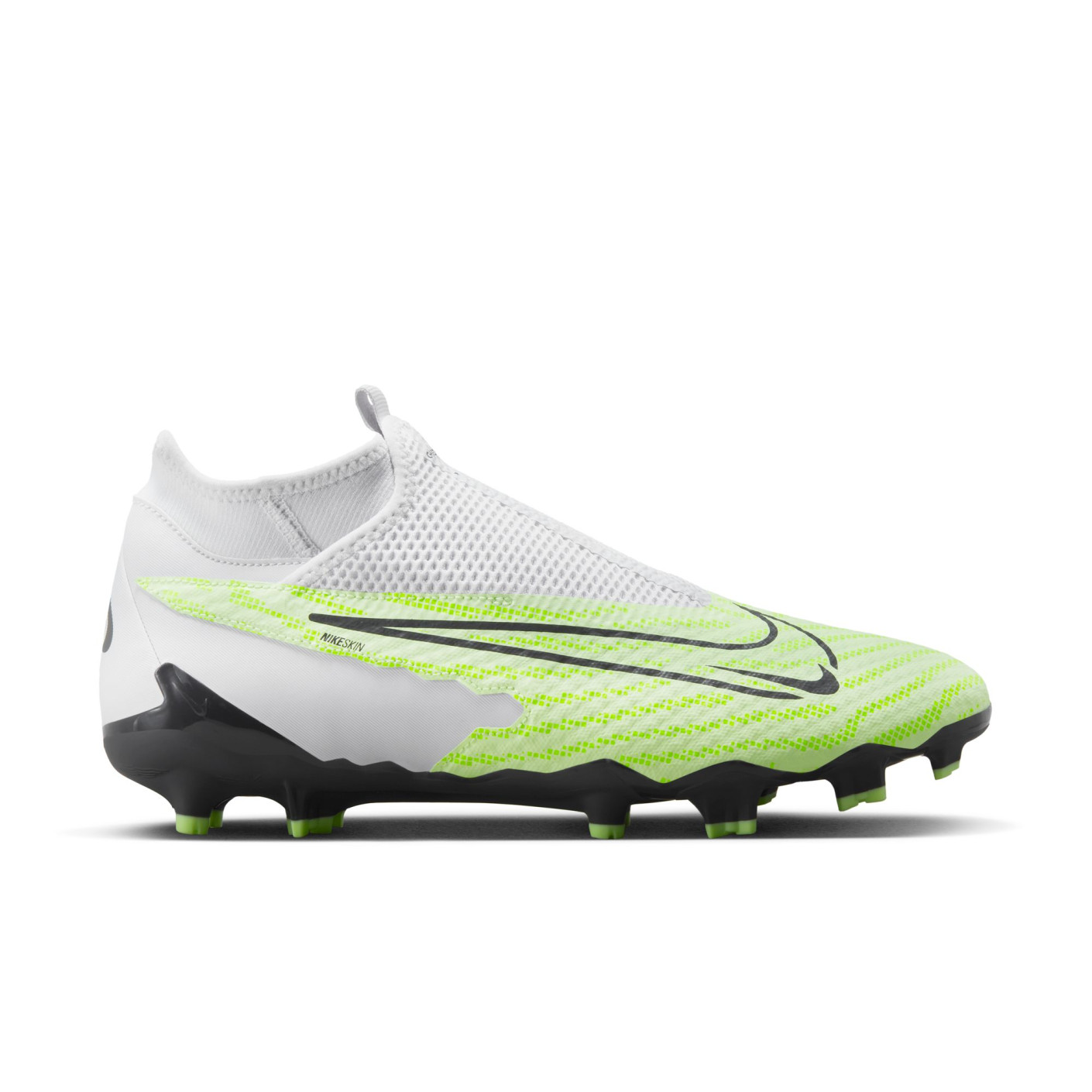 Nike Phantom GX Academy Dynamic Fit Gras / Kunstgras Voetbalschoenen (MG) Geel Zwart Paars