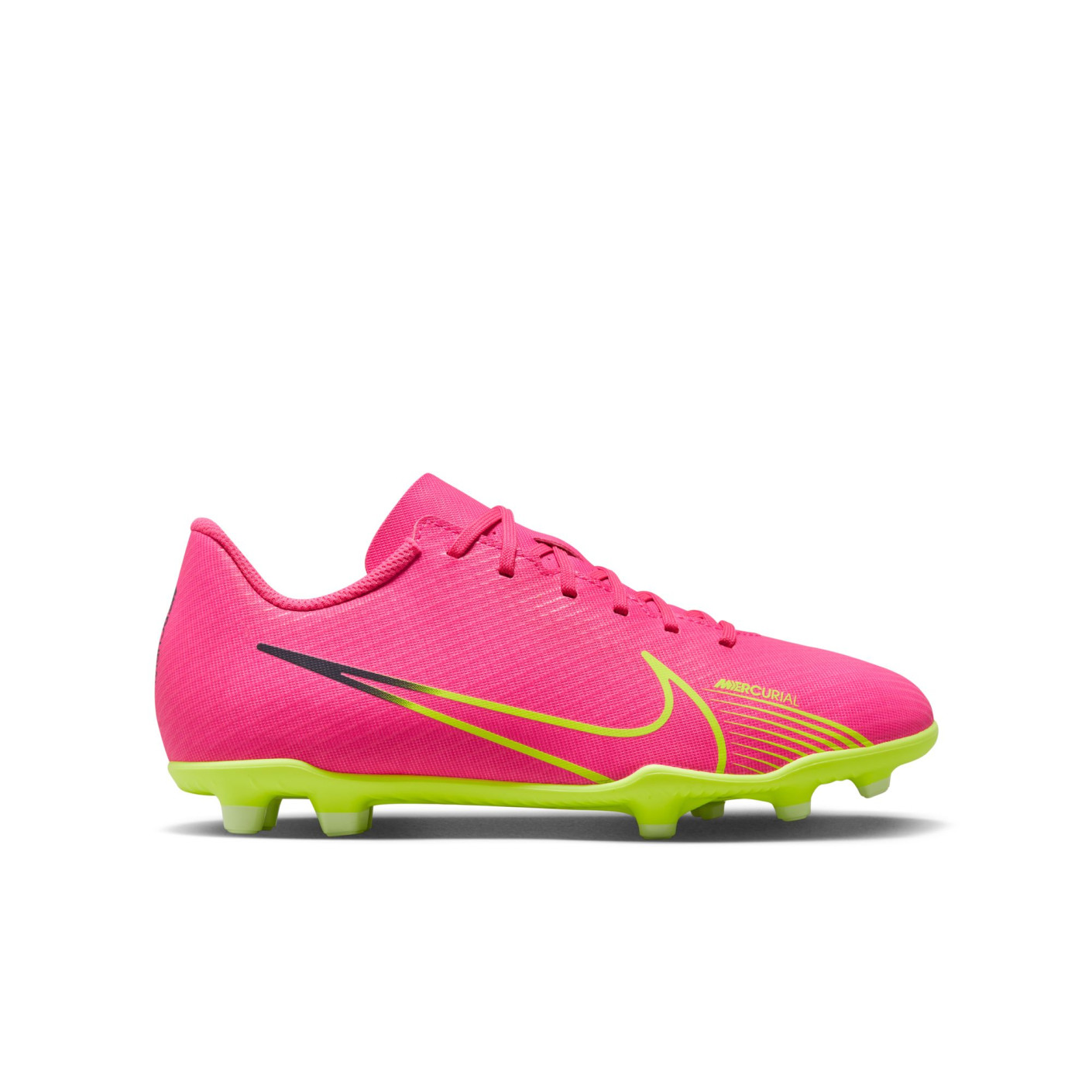 Nike Mercurial Vapor 15 Club Gras Kunstgras Voetbalschoenen (MG) Roze Geel Zwart - KNVBshop.nl