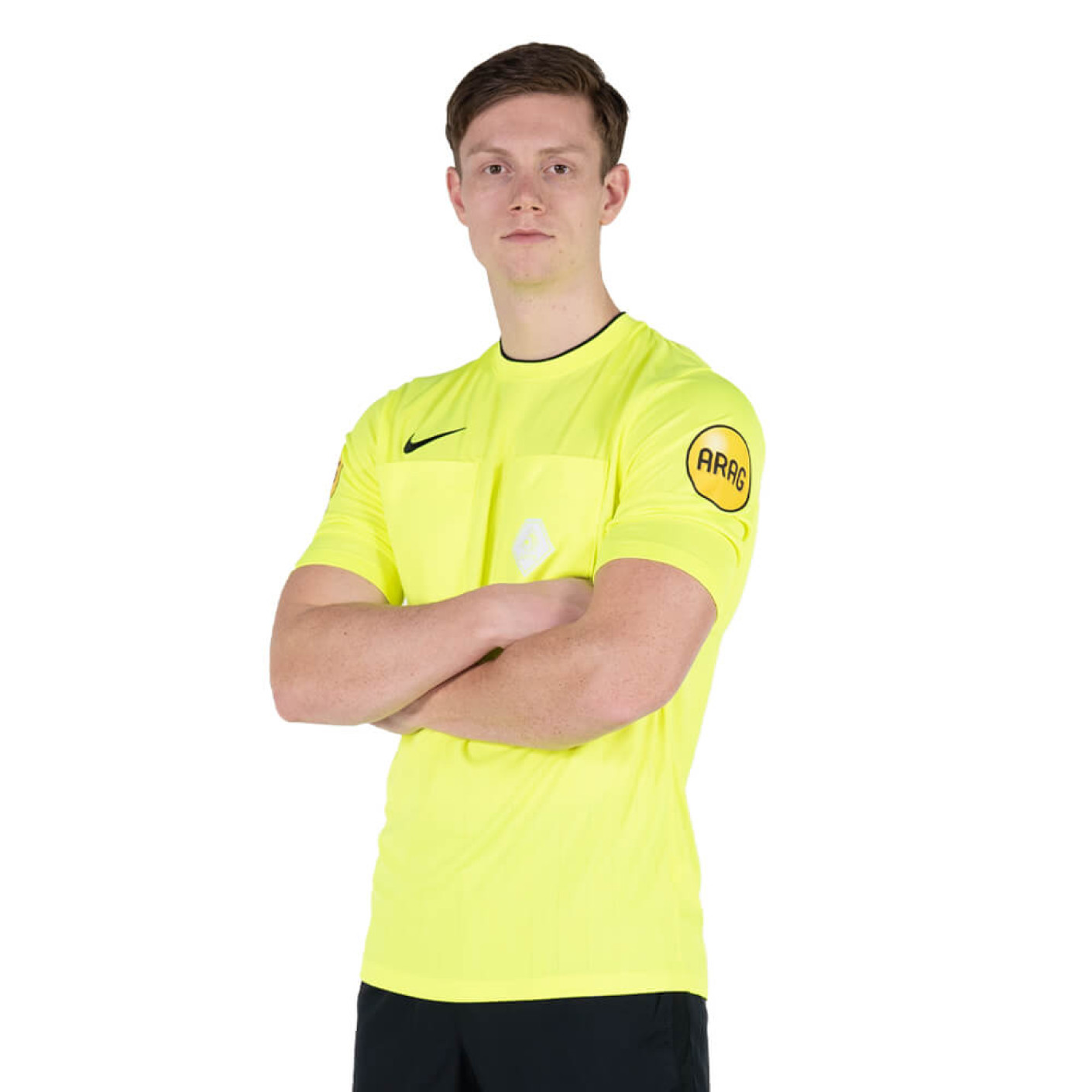 Nike KNVB Referee Shirt 2002/2024 Yellow Black
