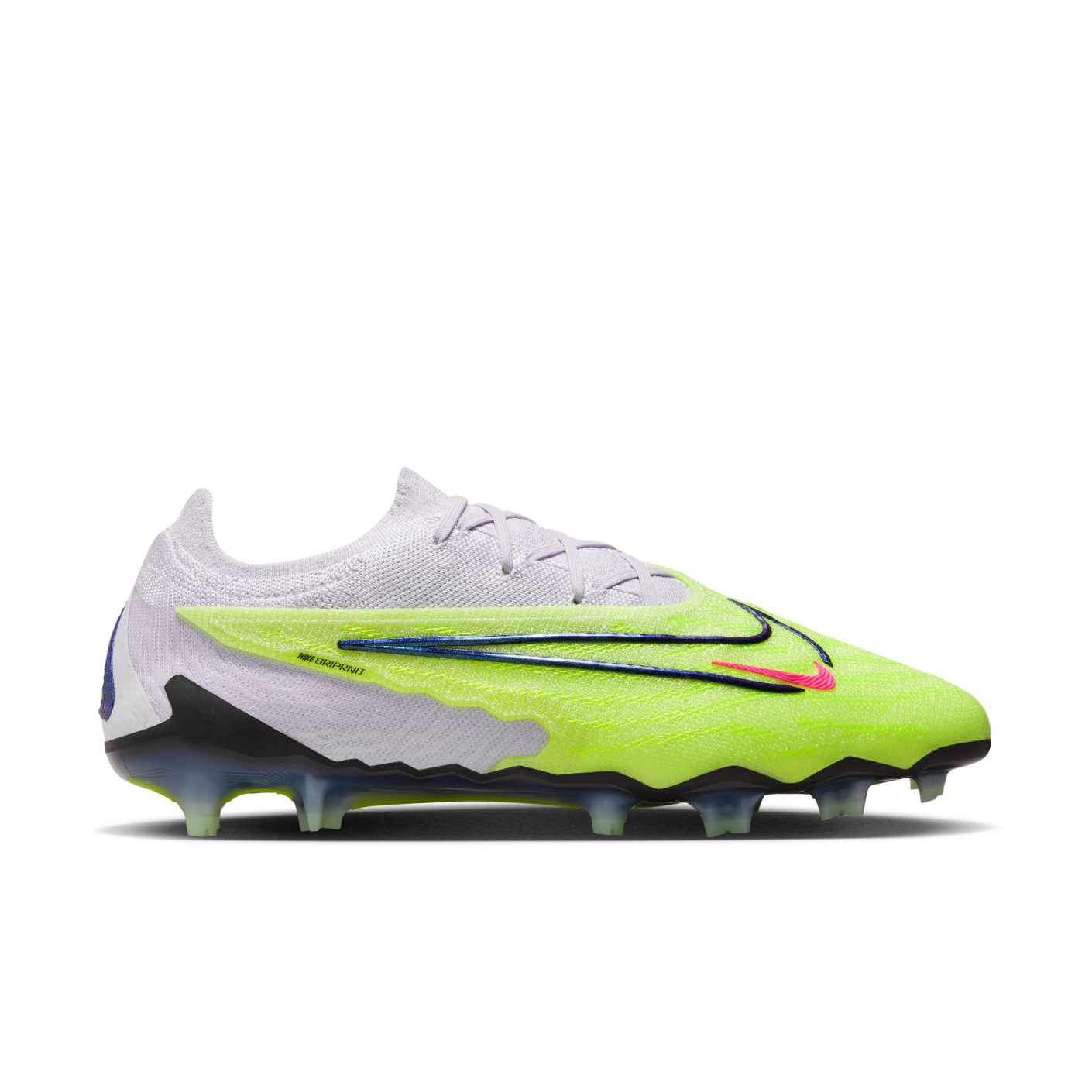 Nike Phantom GX Elite Gras Football Shoes (FG) White Bright Yellow Black