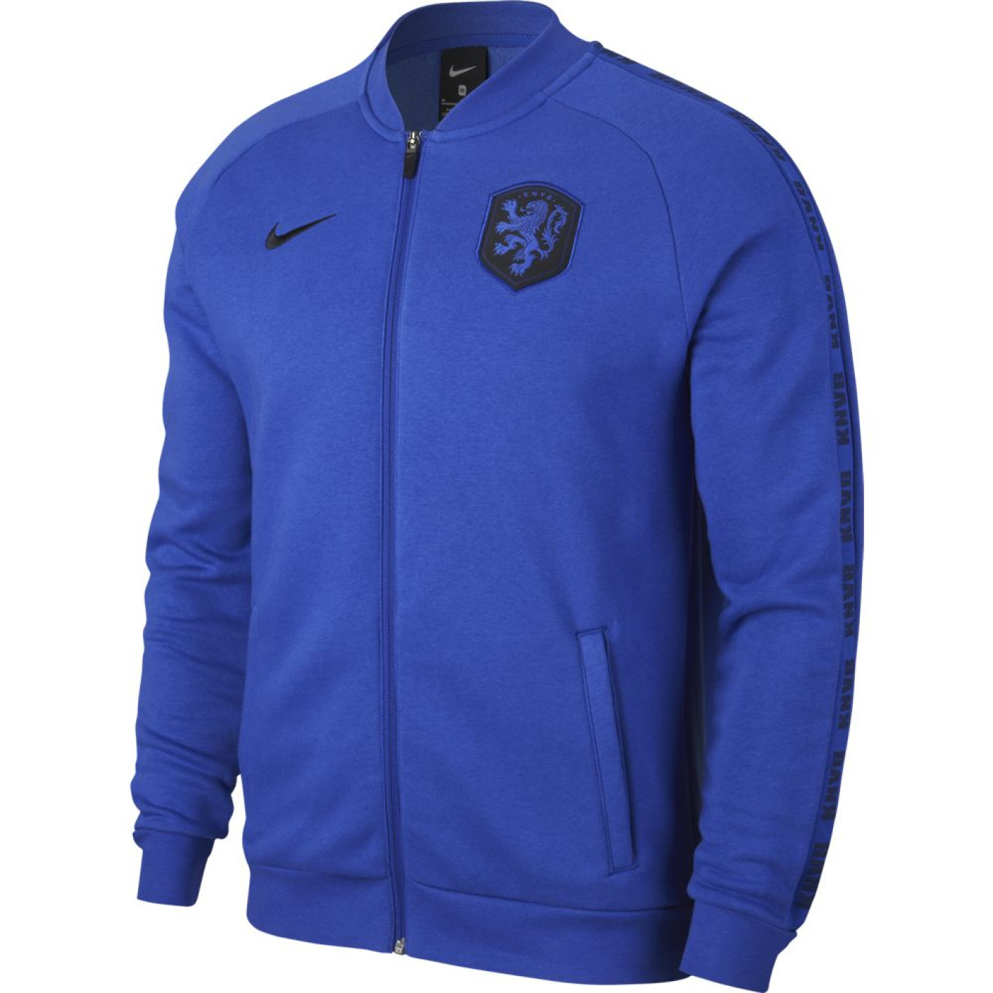Nike Nederland GFA Fleece Trainingsjack 2020-2022 Blauw