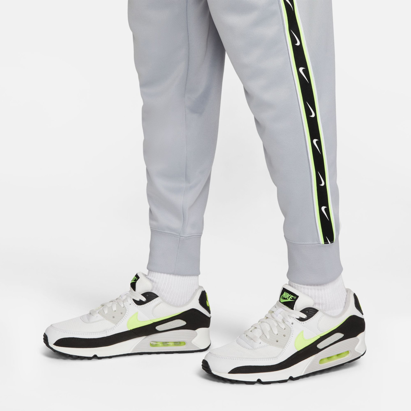 Nike Sportswear Repeat Tracksuit Grey Black Light Yellow KNVBshop
