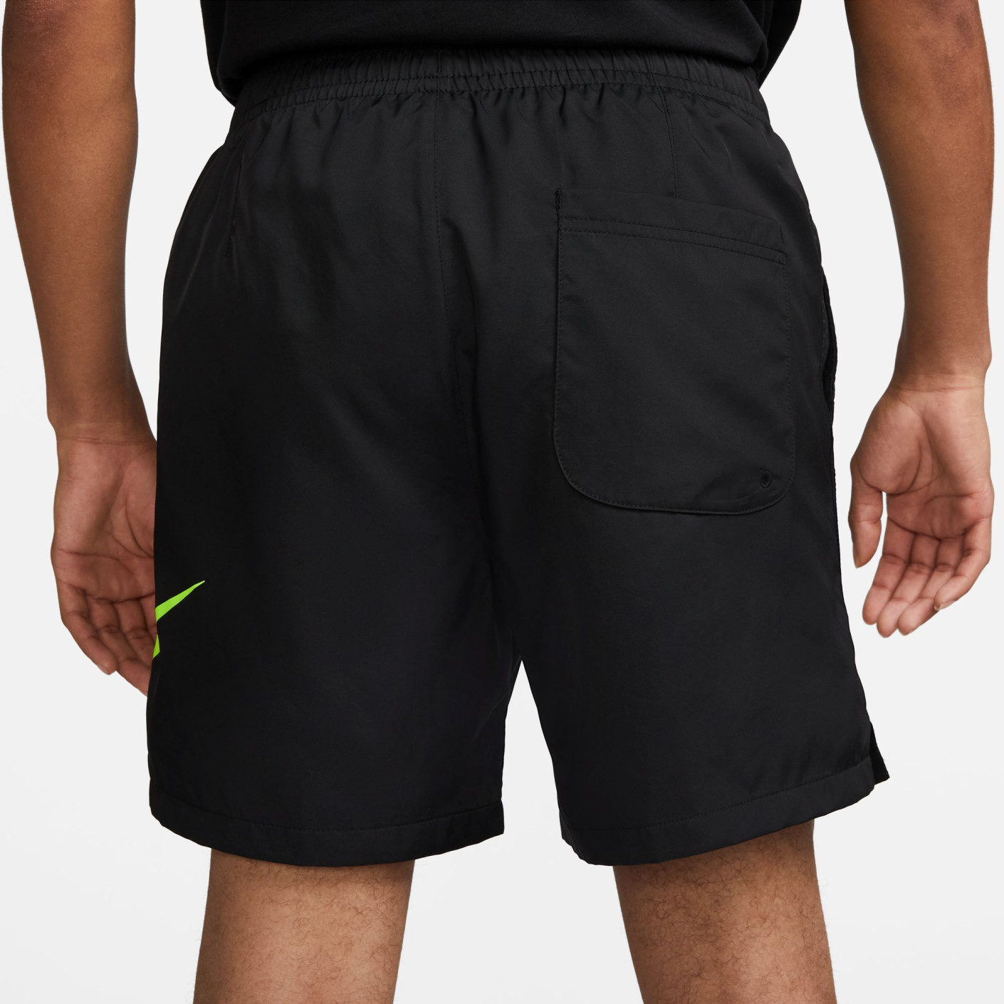 nike black woven sportswear shorts