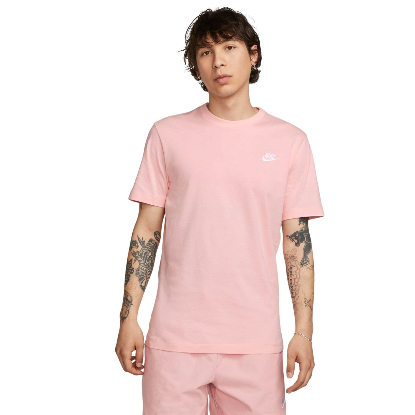 Pink and white nike shirt 2025