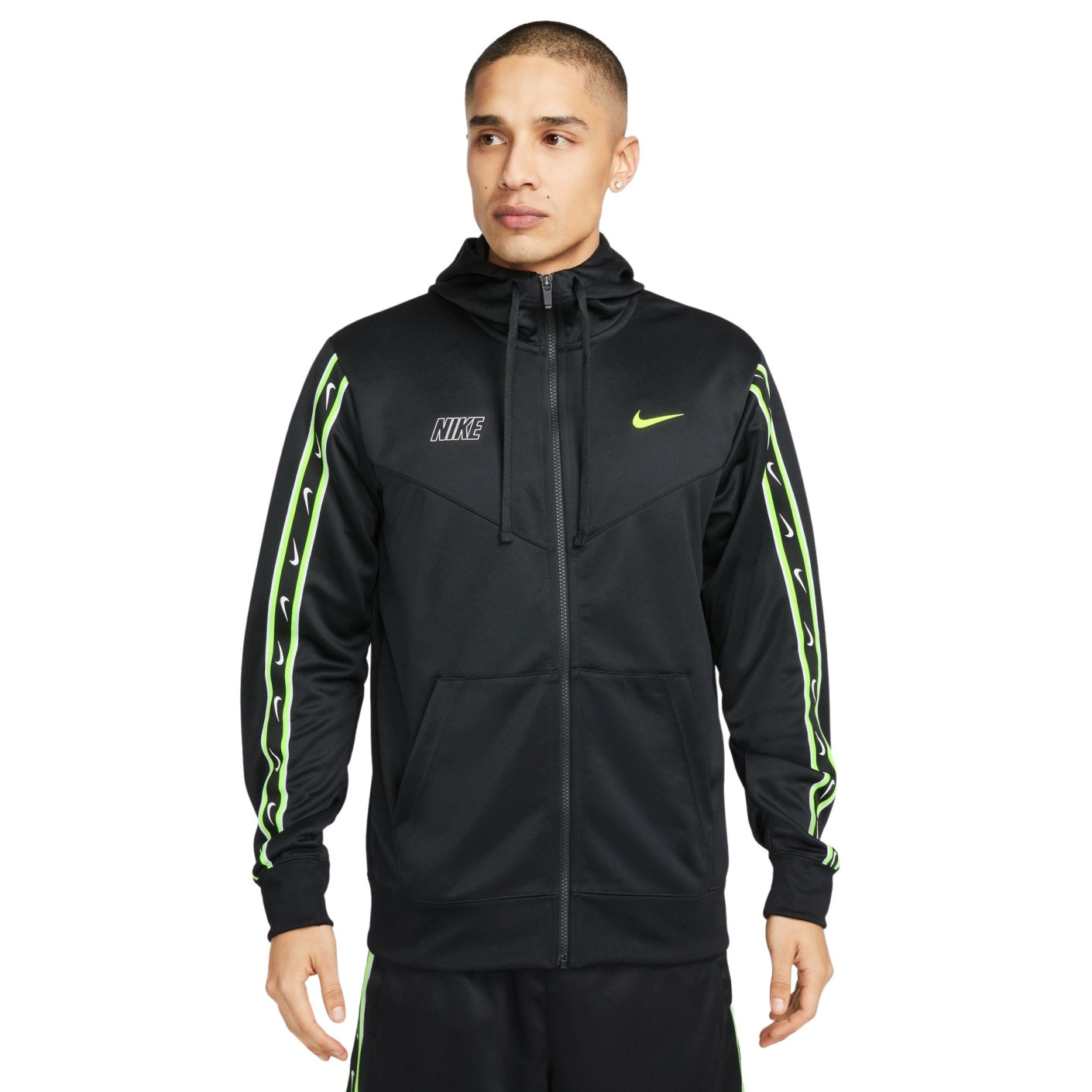 Nike Sportswear Repeat Vest Black Light Yellow KNVBshop