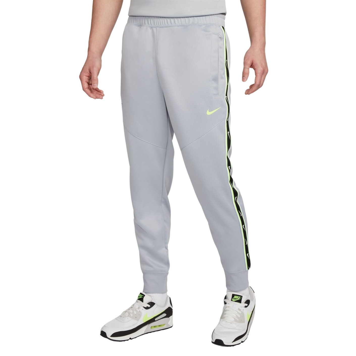 Nike Sportswear Repeat Jogger Grey Light Yellow Black KNVBshop