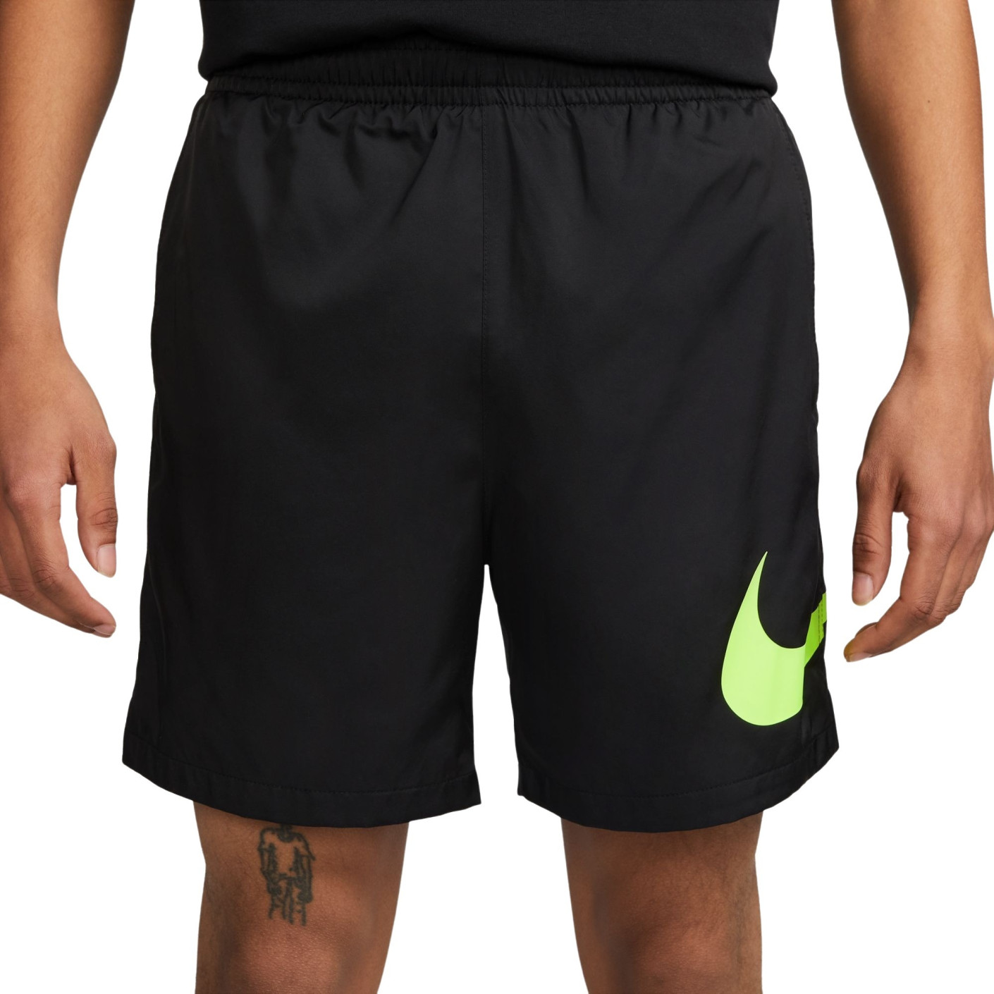 yellow black nike shorts