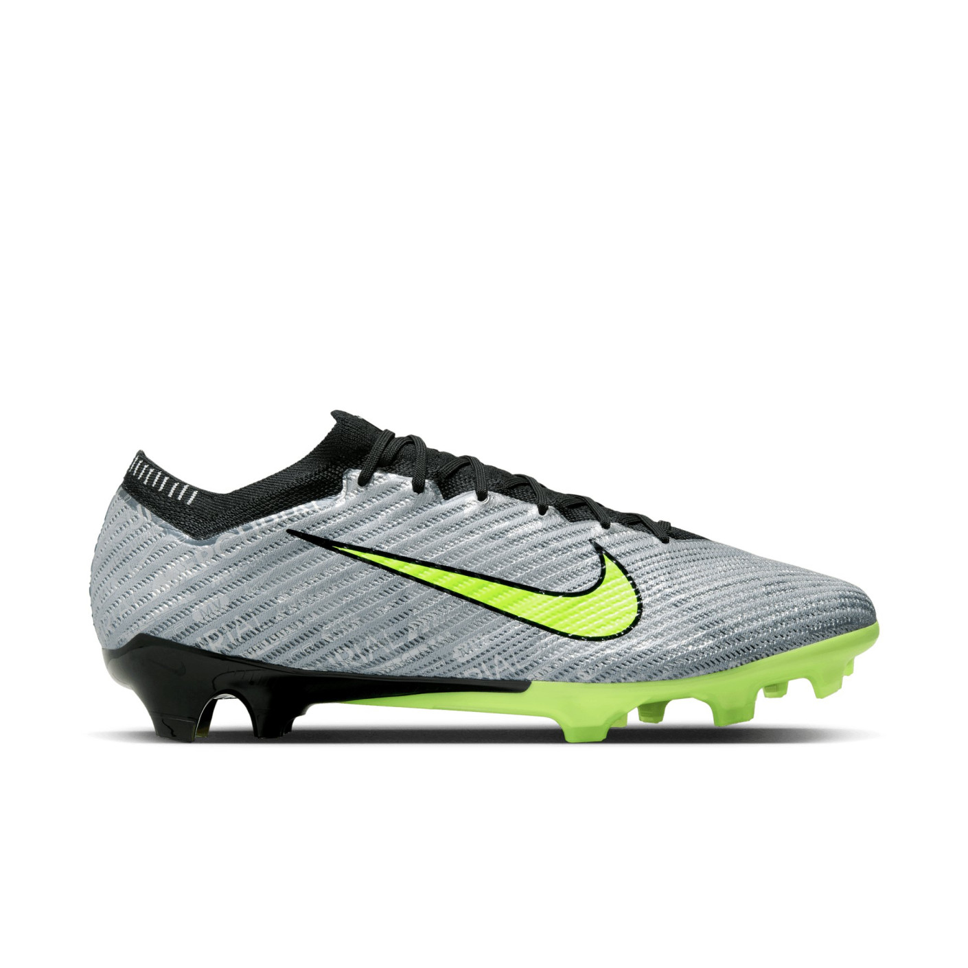 Nike Zoom Mercurial Vapor 15 Elite XXV Grass Football Shoes (FG) Silver Bright Yellow Black