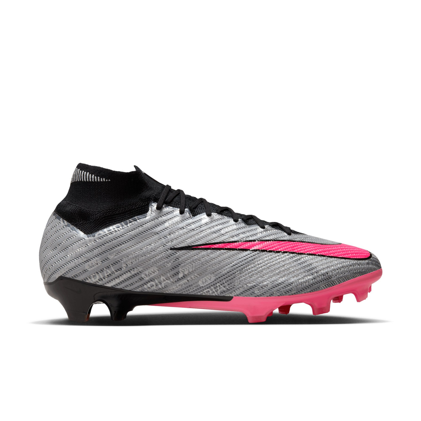 Nike Zoom Mercurial Superfly 9 Elite XXV Grass Football Shoes (FG) Silver Pink Black