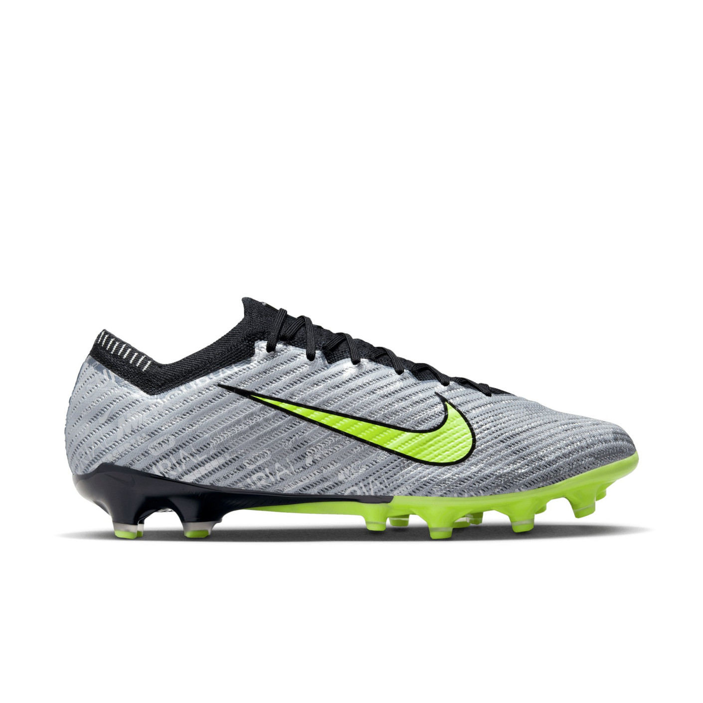 Nike Zoom Mercurial Vapor 15 Elite XXV Artificial Grass Football Shoes (AG) Silver Bright Yellow Black