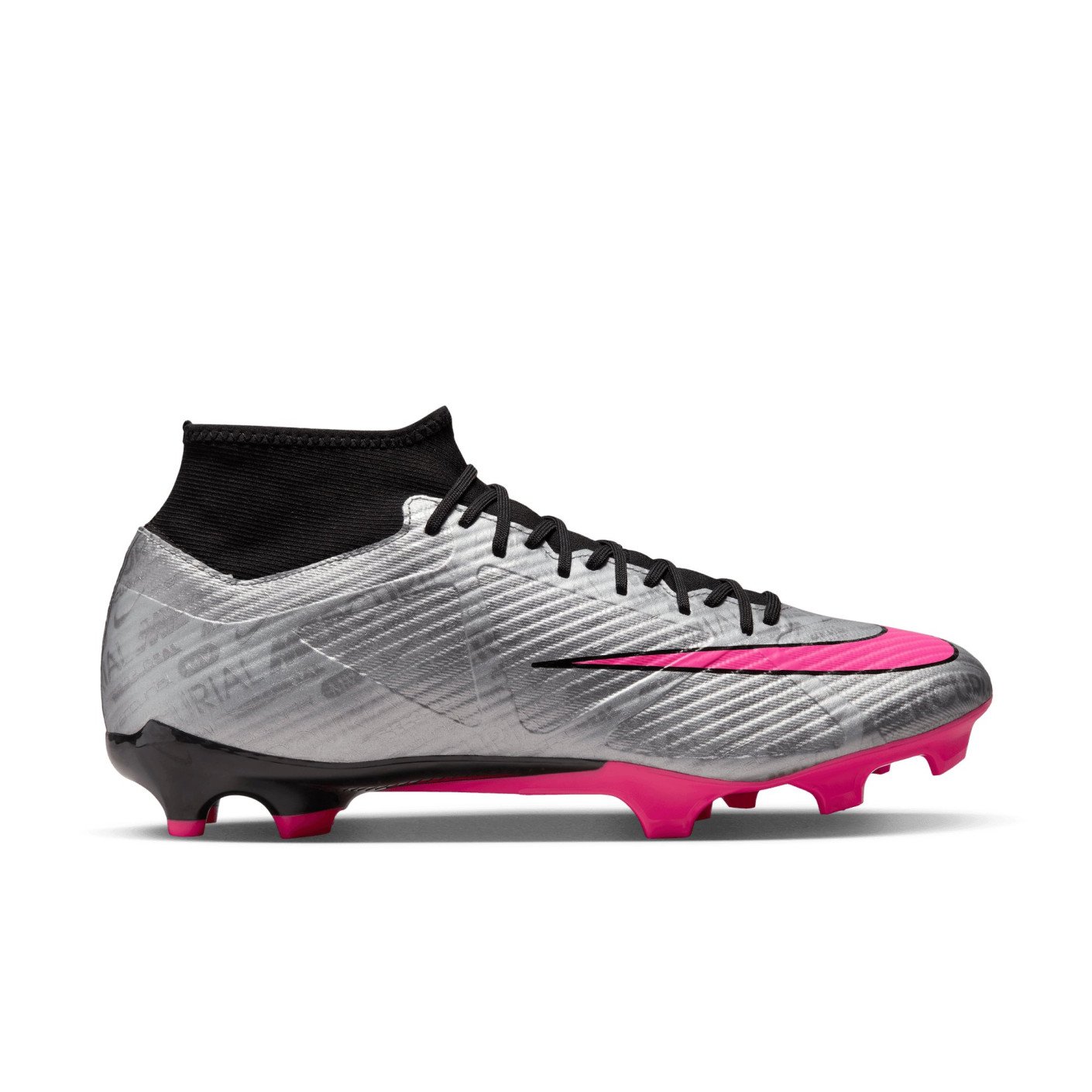 Nike Zoom Mercurial Superfly 9 Academy XXV Grass/Artificial Grass Football Shoes (MG) Silver Pink Black