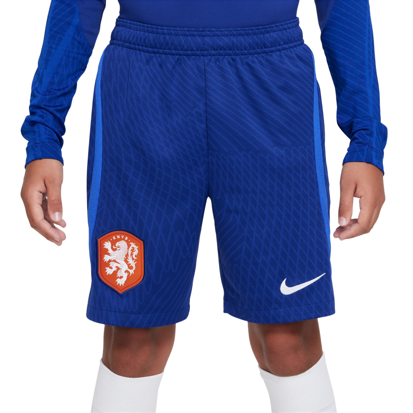 Nike Nederland Strike Training Short 2024 Kids Blue White